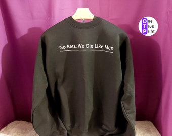 Fanfiction Tag Black Crewneck Sweatshirt. Choose any Tag!