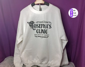 Bloodborne Inspired "Iosefkas Clinic" White Crewneck Sweatshirt