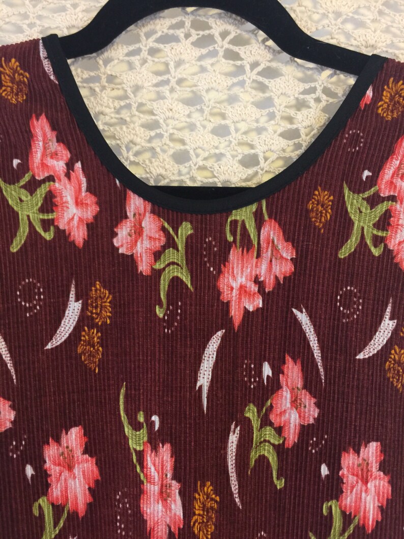 Vintage folkie dress, hippie dress, one size fits most, boho dress, free people style dress, bohemian dress, kinfolk, rustic dress, grunge image 4