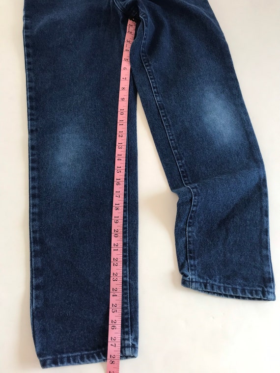 Vintage 90’s Riders indigo jeans, high rise, high… - image 10