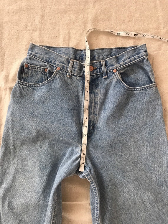 1980’s, 1990’s, Vintage chic jeans, light wash hi… - image 8