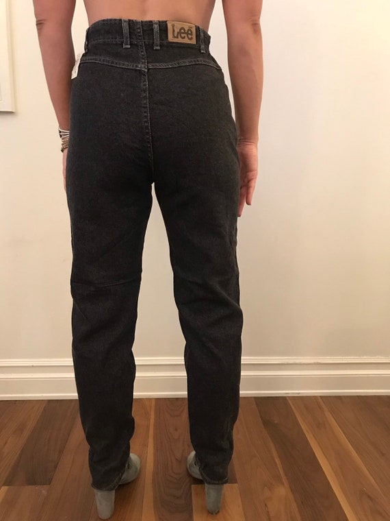 lee mom jeans black