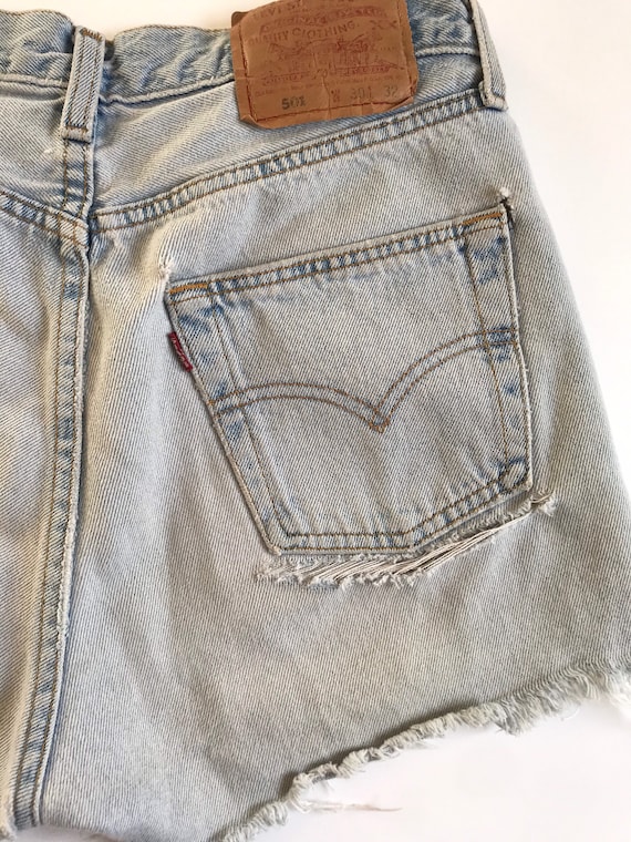 USA made cheeky Levis 501 cutoffs, Levis 501, 29”,