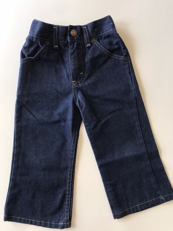 1970’s, 1980’s, Vintage toddler wide leg jeans, Healt… - Gem