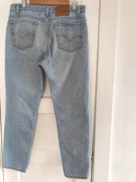 Vintage high rise Levis, 34”, tapered jeans, 90’s… - image 2