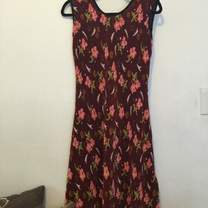Vintage folkie dress, hippie dress, one size fits most, boho dress, free people style dress, bohemian dress, kinfolk, rustic dress, grunge image 5