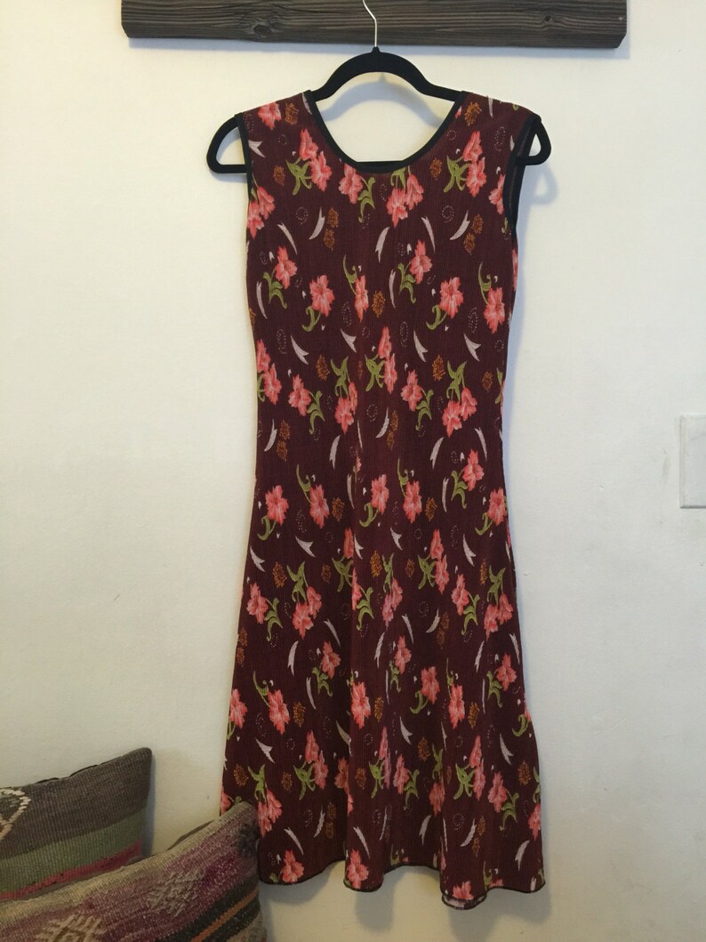 Vintage folkie dress, hippie dress, one size fits most, boho dress, free people style dress, bohemian dress, kinfolk, rustic dress, grunge image 5