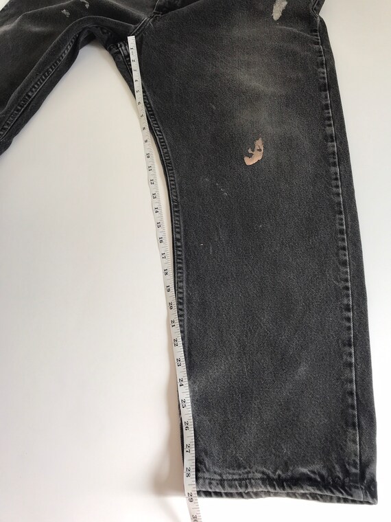 Vintage paint splattered wrangler jeans, W37 L29,… - image 10