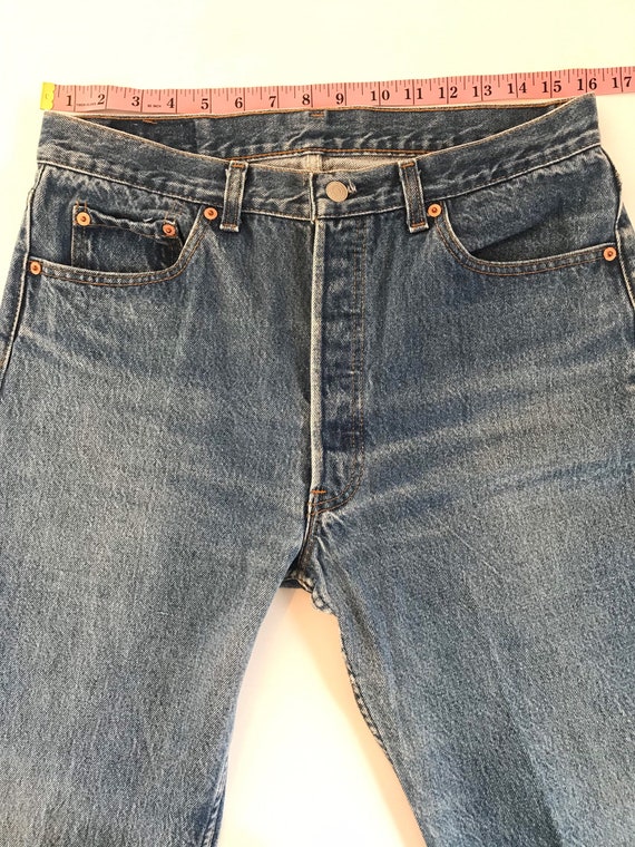 Vintage Levis 501xx, made in USA, Levis jeans, W3… - image 7
