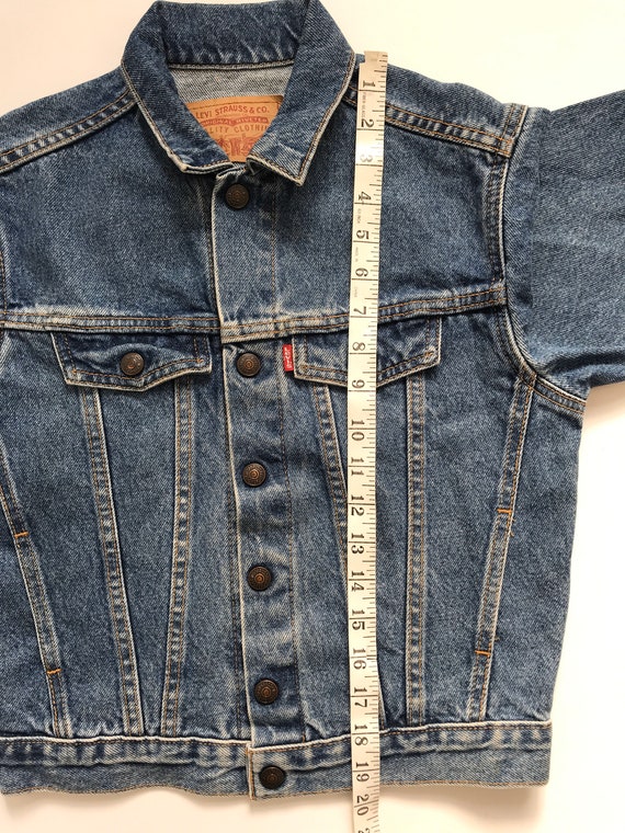 Vintage Levis jean jacket, red tab, 90’s jean jac… - image 8