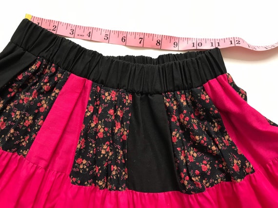 Vintage 1970’s prairie skirt, Small, The ruffle c… - image 9