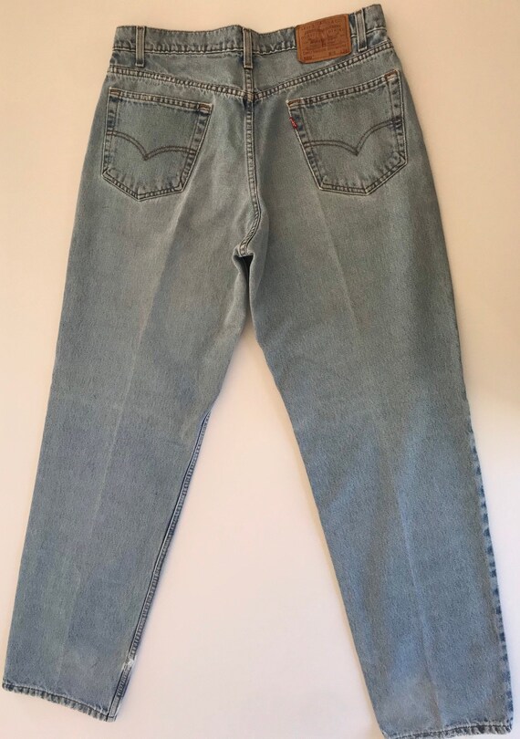 Levis 550, W34 L33, extra long inseam, 1990’s, Le… - image 4