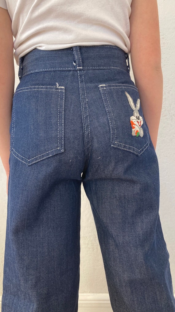 1966 Kids bugs bunny jeans, Sears Roebuck and co,… - image 1