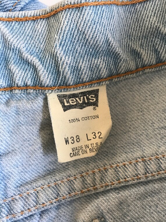 Vintage Levis, 36”, Levis 505, orange tab, unites… - image 7