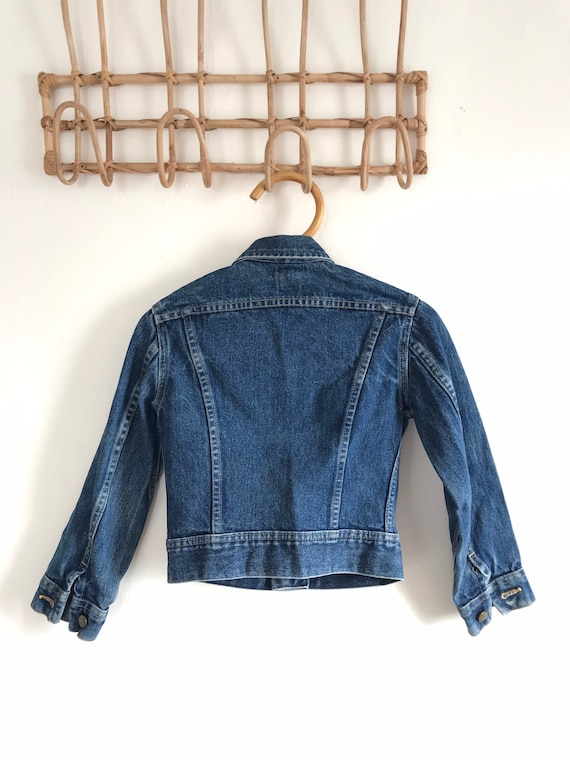 Vintage youth lee jean jacket, Union made, USA ma… - image 3