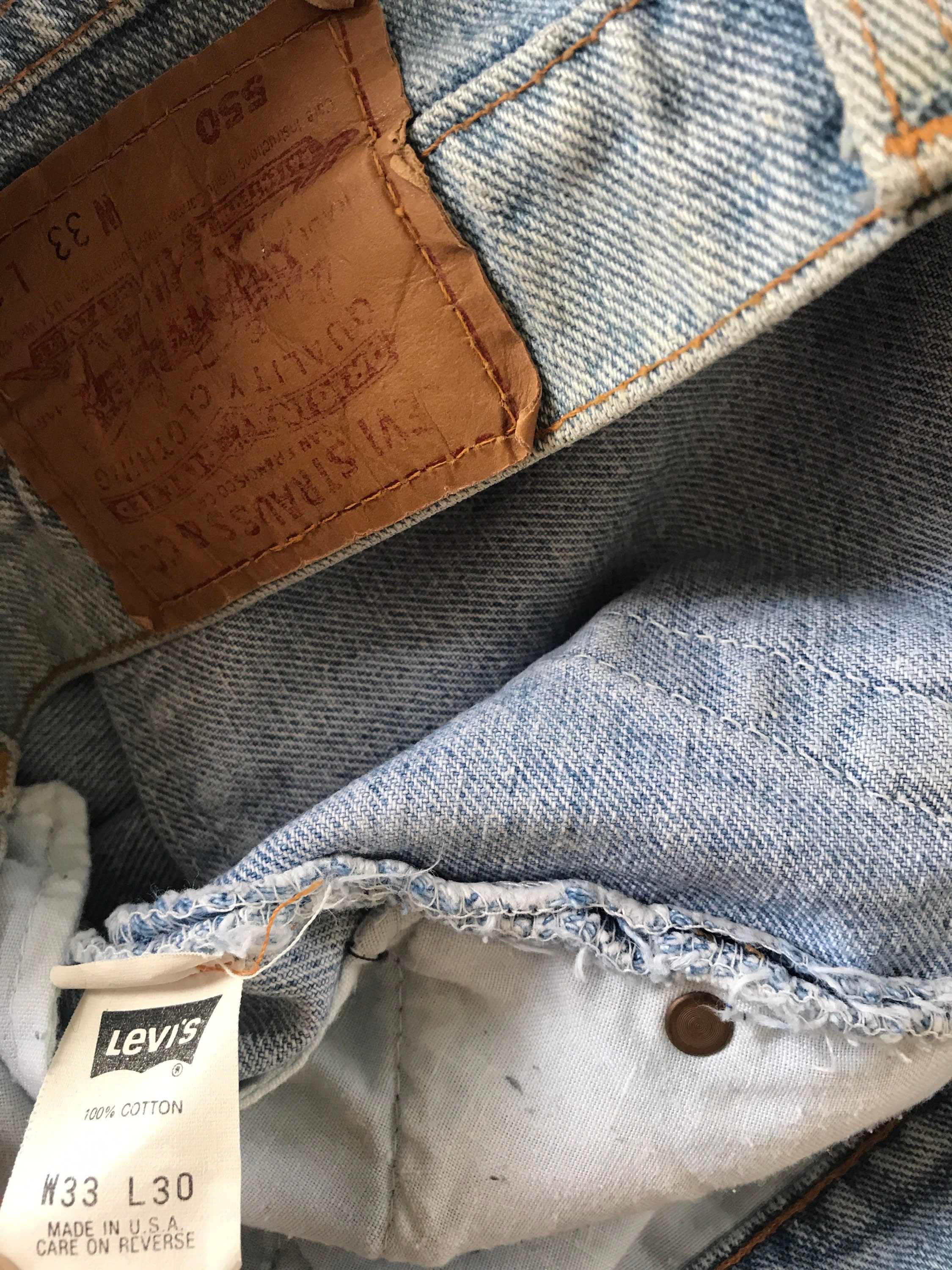 Levi's 90's 550 デニム W32 L29　MADE IN USA USA Made, 1990's, Vintage Levis 550 Jeans, W32 L29, High