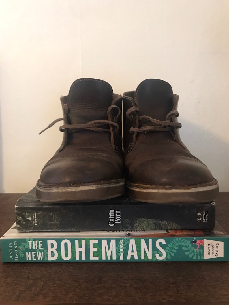 Vintage mens Clarks boots, size 9.5W, kinfolk, bohemian boots, boho boots, rusyic boots, hippie boots, Clarks mens boots, grunge boots, wide Vintage mens Clarks boots, size 9.5W, kinfolk, bohemian boots, boho boots, rusyic boots, hippie boots, Clarks mens boots, grunge boots, wide