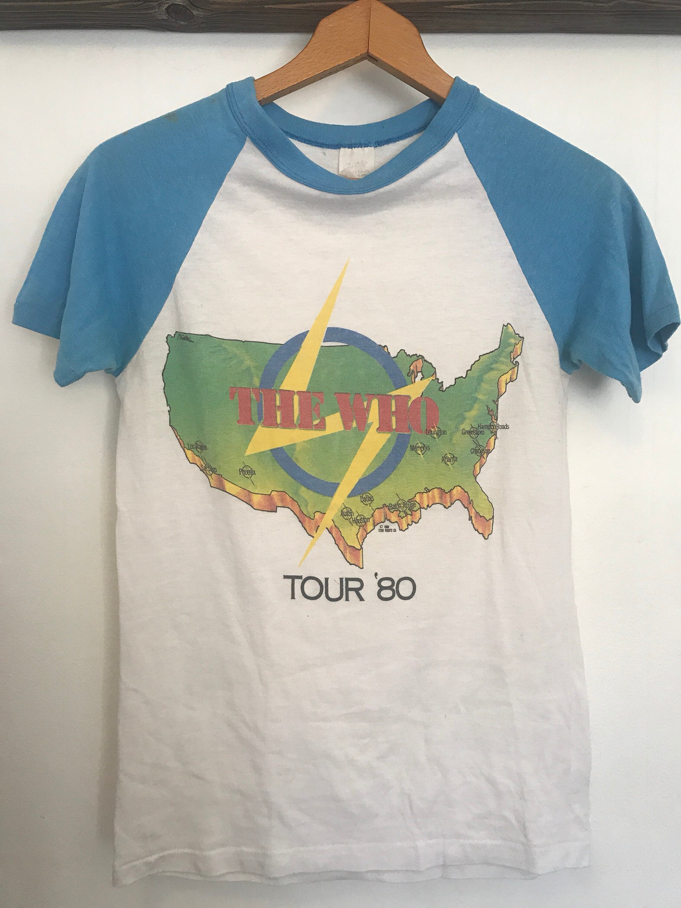 Vintage 1980 the Who Tee, Start Rights 1980, Vintage Band Tee