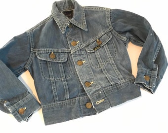 1960s Lee Riders Sanforized Denim Jacket 109-JB, Rare Vintage Lee Riders Toddler Jean Jacket, USA Made, Distressed, Well Worn, Vintage Jean - Etsy 1960s Lee Riders Sanforized Denim Jacket 109-JB, Rare Vintage Lee Riders Toddler Jean Jacket, USA Made, Distressed, Well Worn, Vintage Jean - Etsy