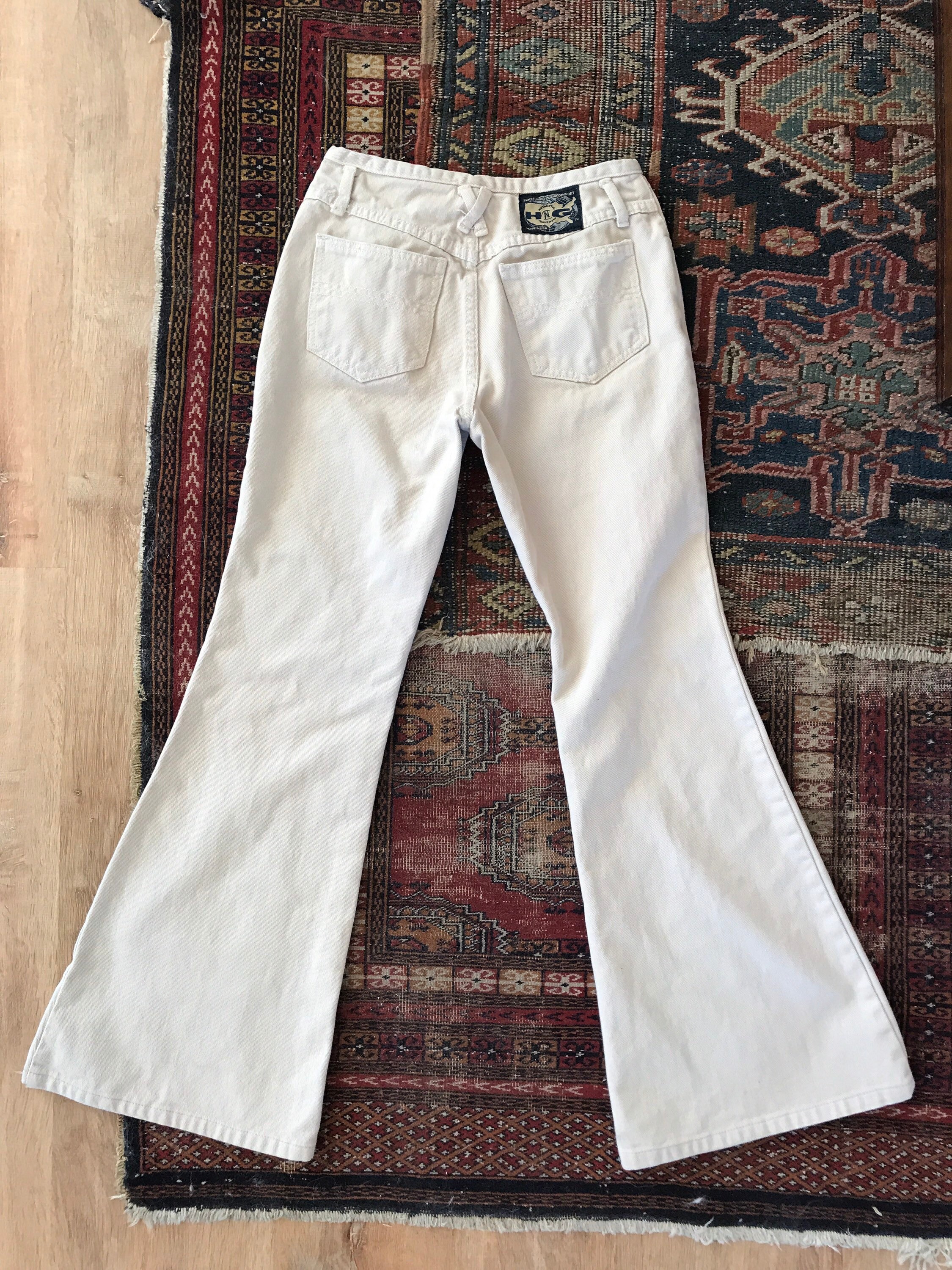 1990's, Y2K, Hot & the Gang Low Rise Flares, Hot and the