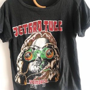 Vintage band tee, 1980 stormwatch tour shirt, small, Jethro Tull tour tee, 1980’s band tee, 1980’s tour tee, rock tee, rock and roll, rocker