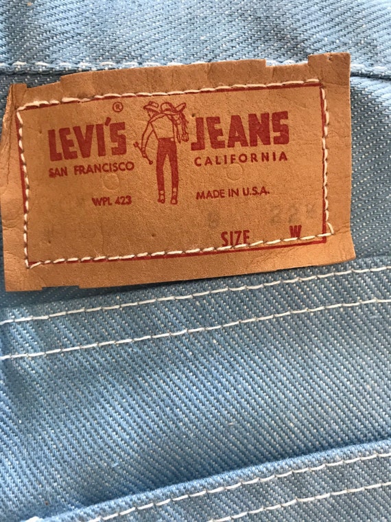 Vintage 1950's Big E Levis, kids size 20", vintag… - image 5