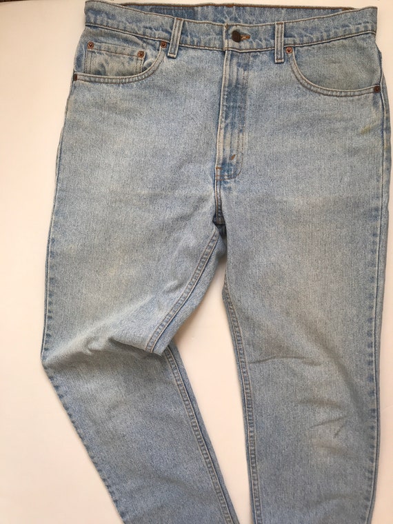 Vintage high rise Levis, 34”, tapered jeans, 90’s… - image 4