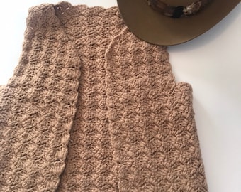 Hand Knit vest, handmade vest, knitwear, vintage knit vest, bohemian, doen, free people style, kinfolk, small, medium, knit sweater vest