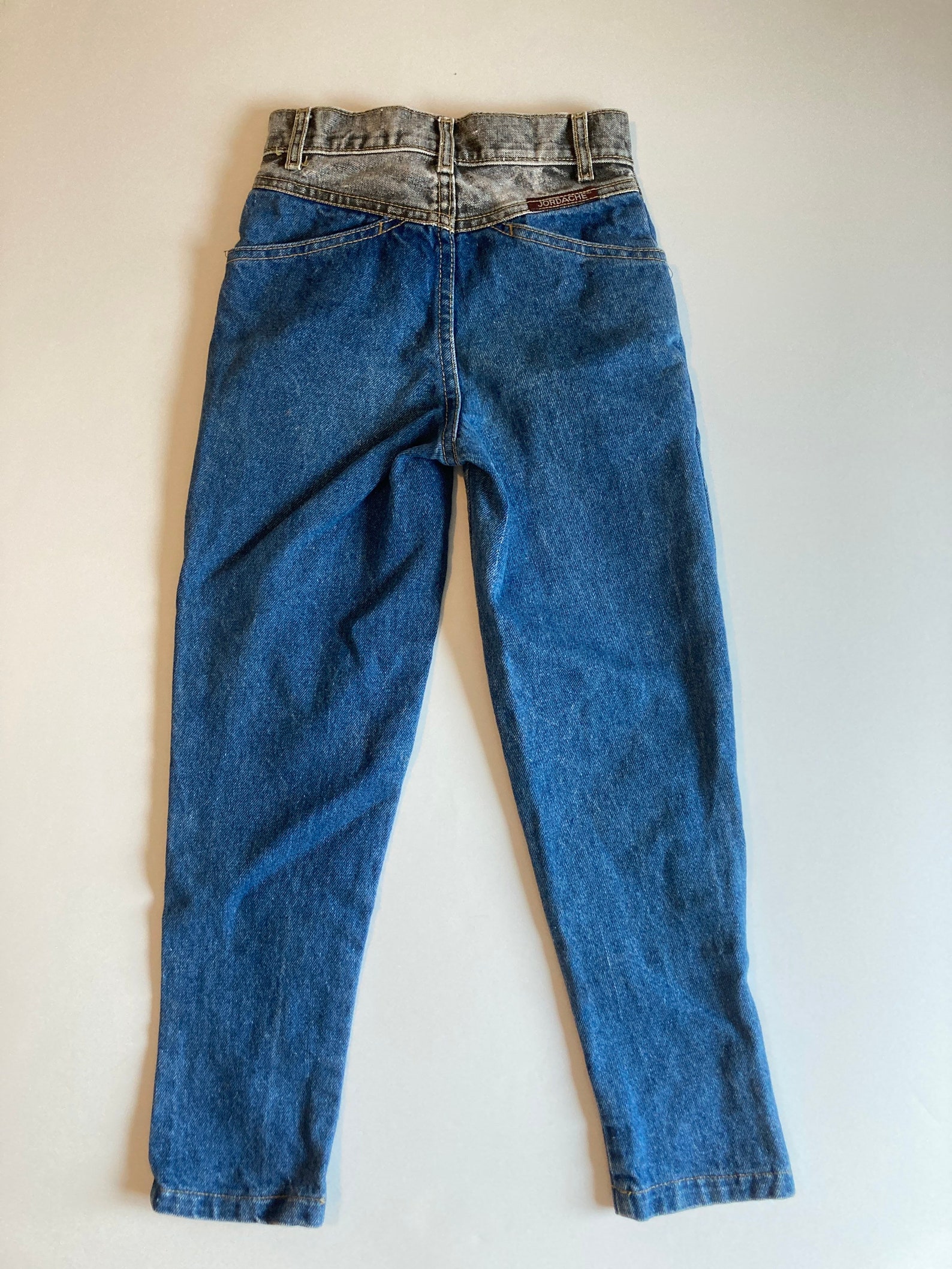 1980s 1990s Vintage Jordache jeans two tone denim high | Etsy