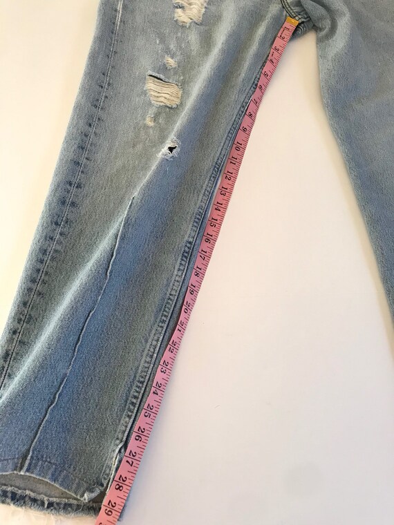 Made in USA Levis 501, vintage Levis jeans, 33”, … - image 10