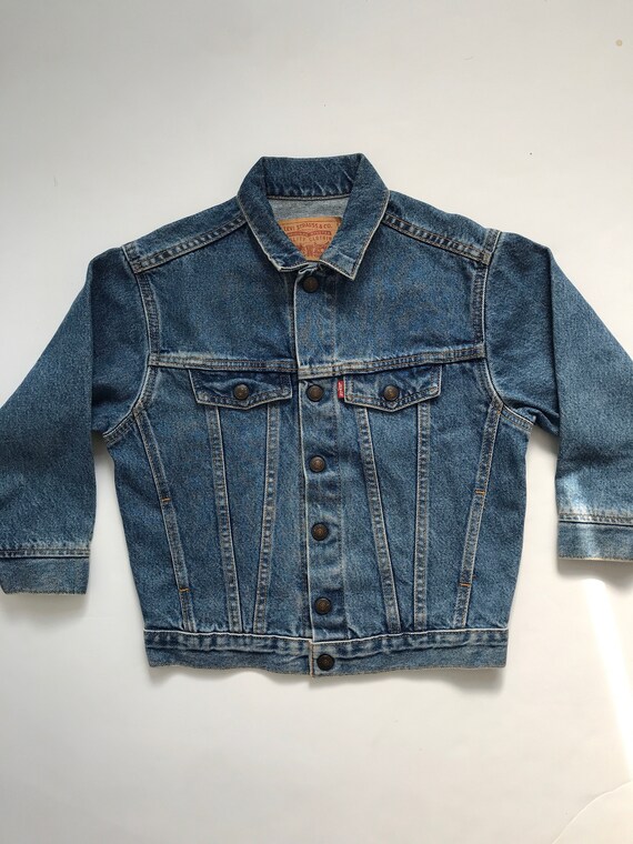 Vintage Levis jean jacket, red tab, 90’s jean jac… - image 3