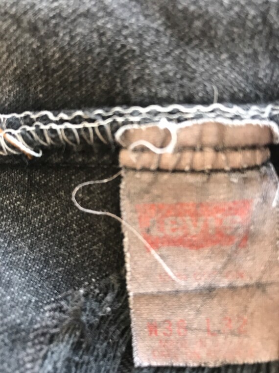 1990’s, Vintage Levi’s 501 jean shorts, washed bl… - image 7