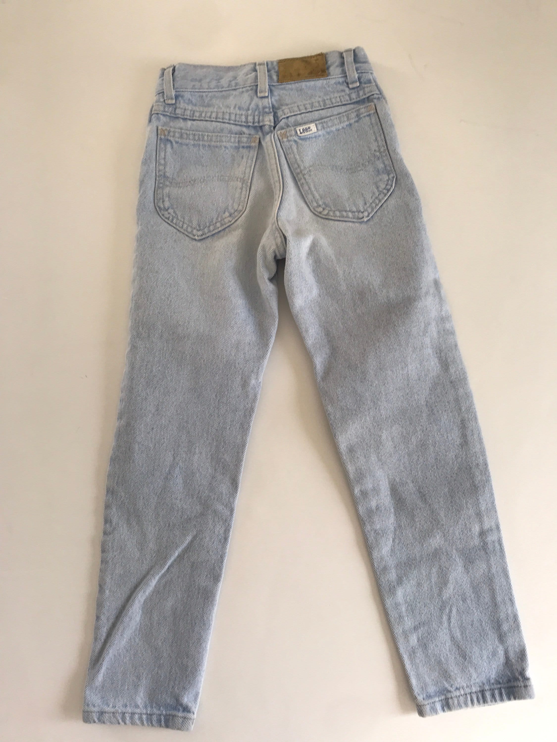 1980's, 1990's, Vintage Lee Jeans, Super Light High Rise Jeans
