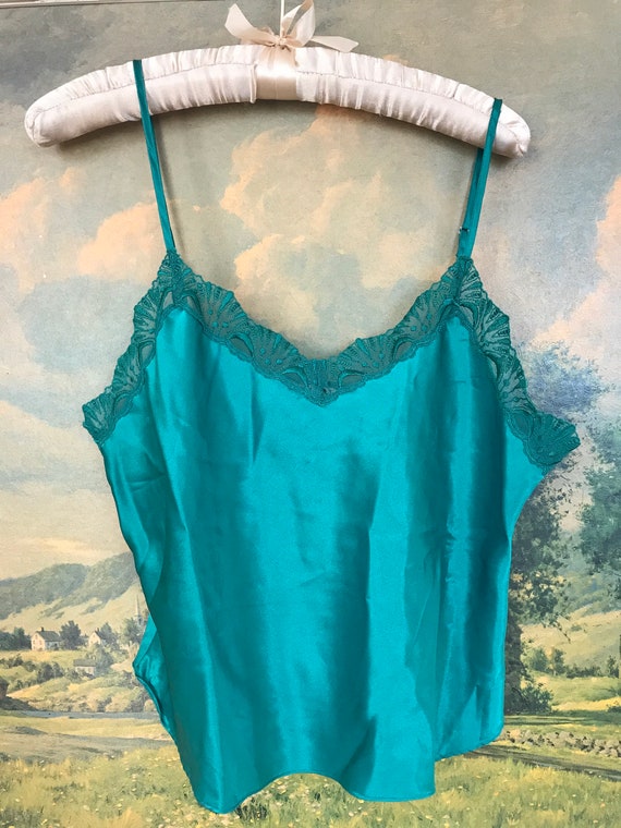 1990's, Y2K, Vintage Victoria's Secret Lace Trim Camisole 1990's, Y2K, Vintage Victoria's Secret Lace Trim Camisole