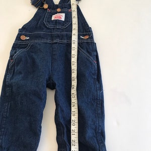 Vintage Roundhouse overalls, denim bibs, denim overalls, made in USA, vintage baby denim, jean overalls, kinfolk, vintage overalls, 18 month image 9