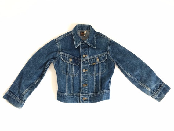 Vintage youth lee jean jacket, Union made, USA ma… - image 1