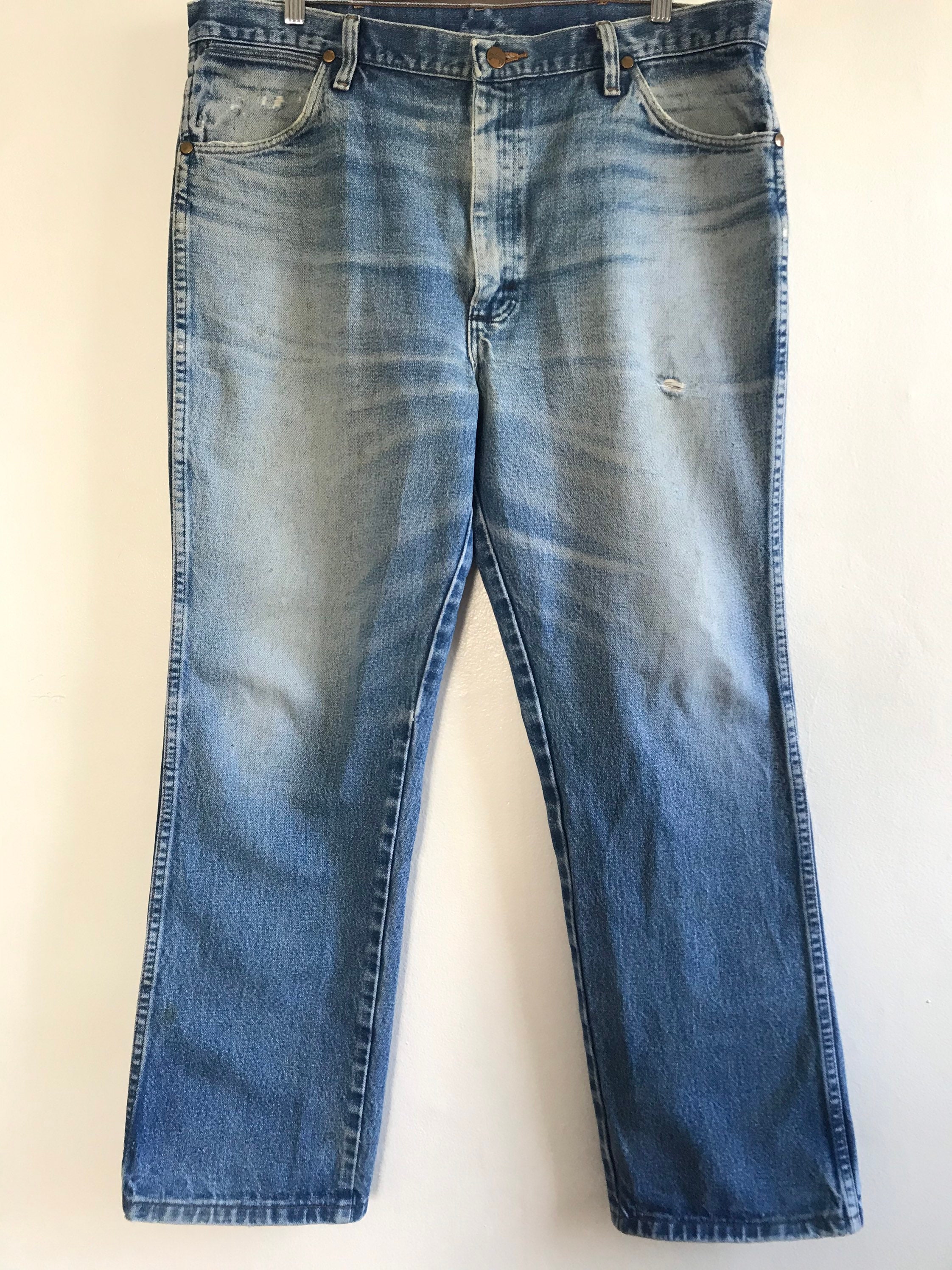 Vintage wrangler jeans 38 unisex 1990s 90s jeans | Etsy