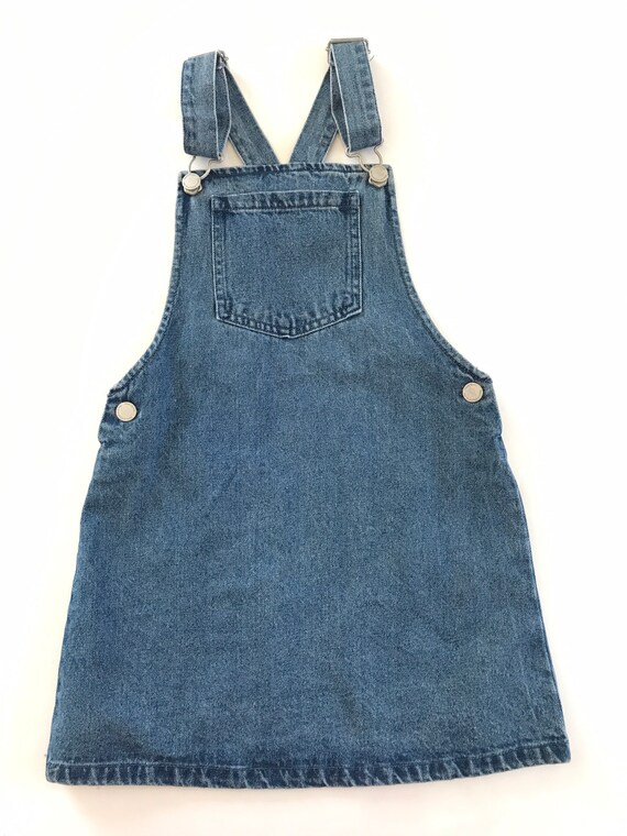 girl jumper dress denim