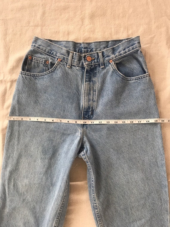 1980’s, 1990’s, Vintage chic jeans, light wash hi… - image 9