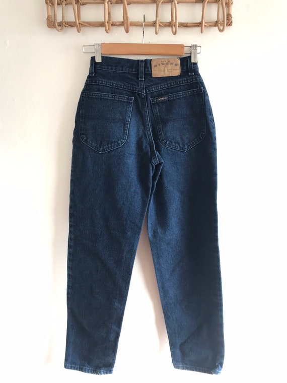 Vintage 90’s Riders indigo jeans, high rise, high… - image 2