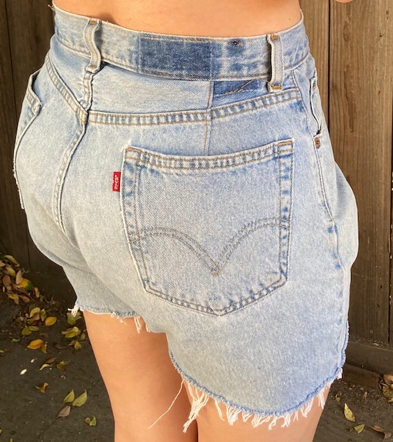 1990’s, Y2K, W30, 30”, Vintage Levis jean shorts,… - image 1