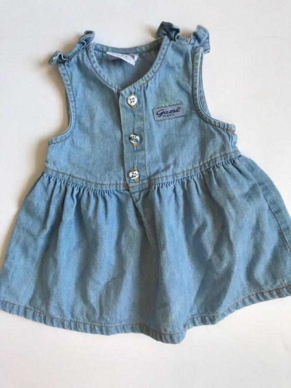 guess baby blue dress