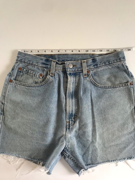 1990’s, Y2K, W30, 30”, Vintage Levis jean shorts,… - image 9