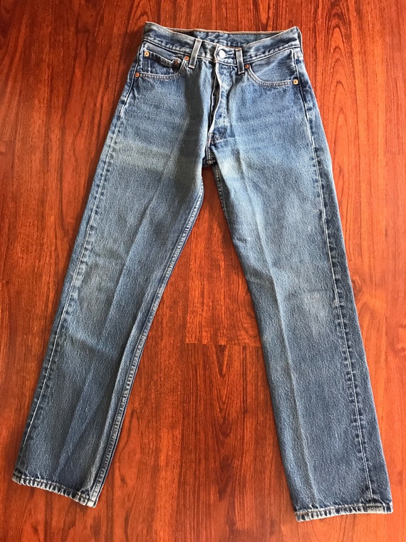 Well worn Levis, Vintage Levis 501, W26 L29, AS I… - image 5