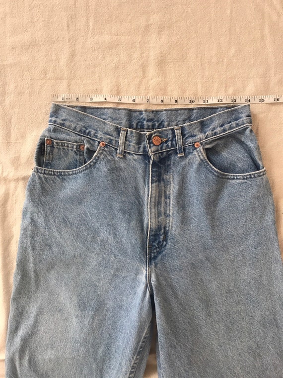 1980’s, 1990’s, Vintage chic jeans, light wash hi… - image 7