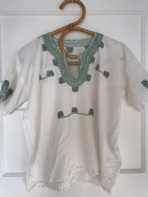 1960’s, 1970’s, vintage embroidered women’s blouse