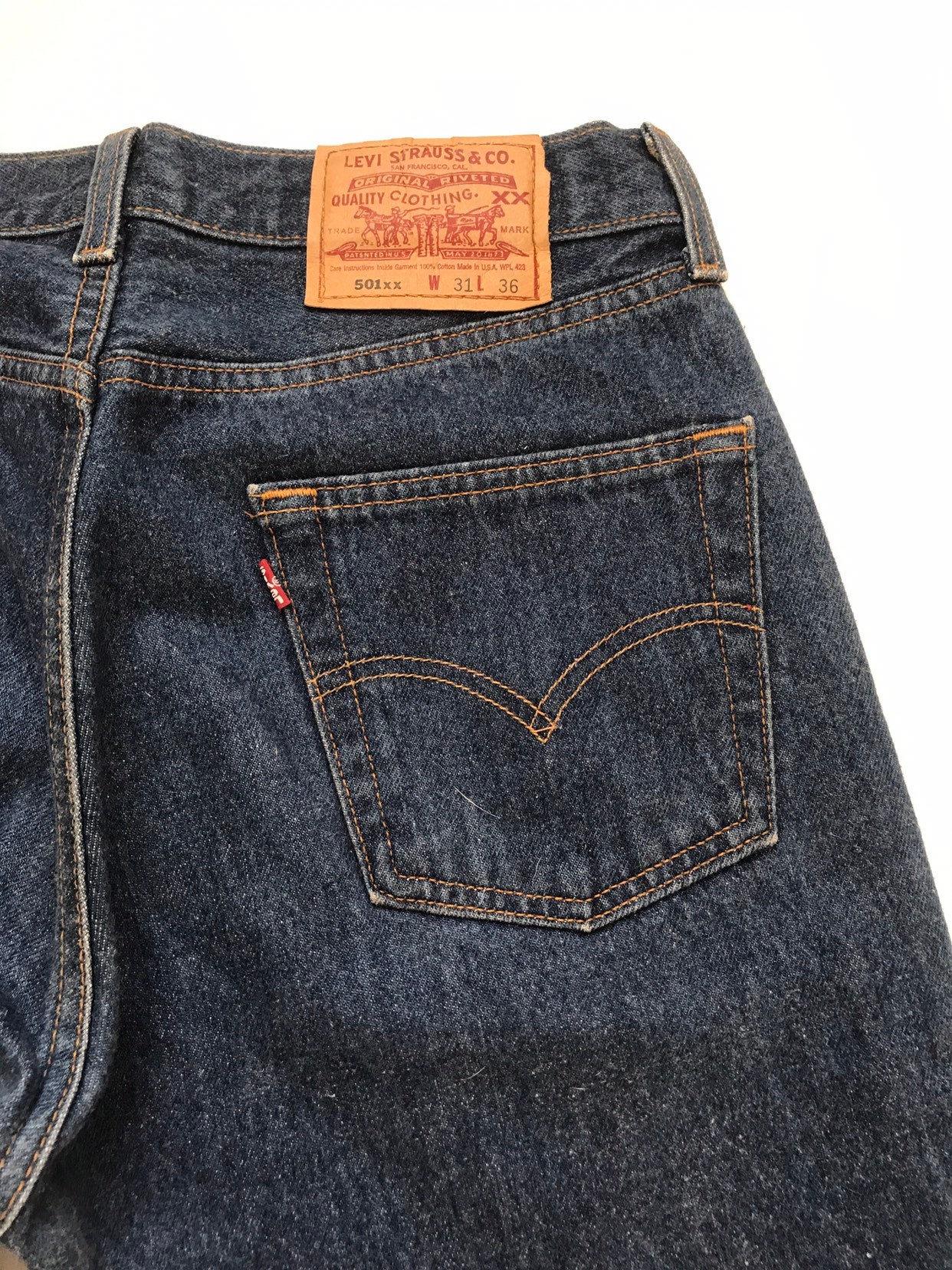Vintage Levis 501 Made in USA 29 Levis 501xx Cropped - Etsy Denmark