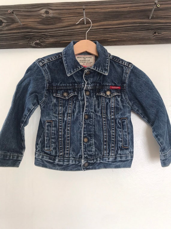 Vintage 3T Guess jean jacket, hippie kids, jean j… - image 4