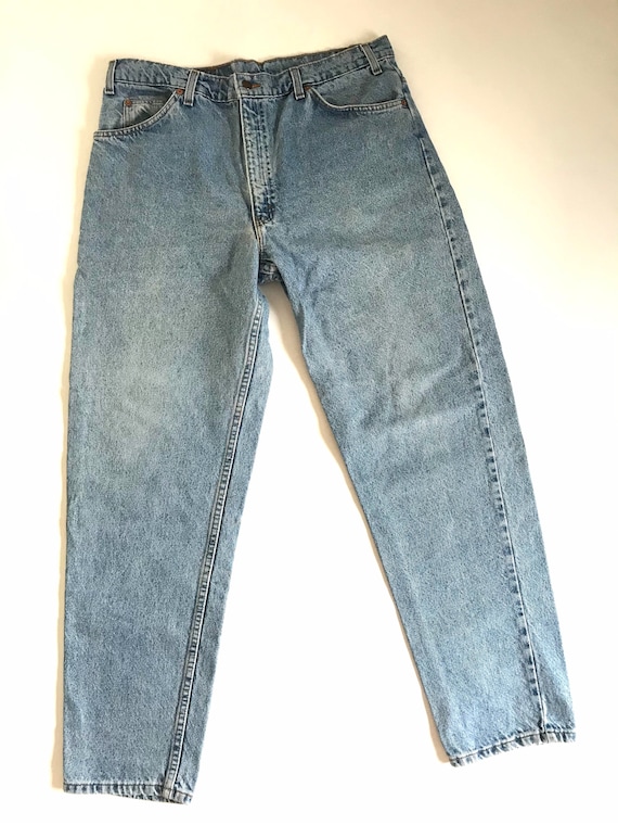 Vinatge Levis Jeans, Made in USA, W36 L31, Orange Tab, 1990s 