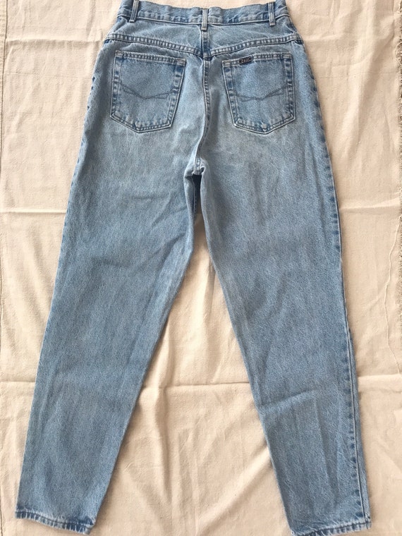 1980’s, 1990’s, Vintage chic jeans, light wash hi… - image 6
